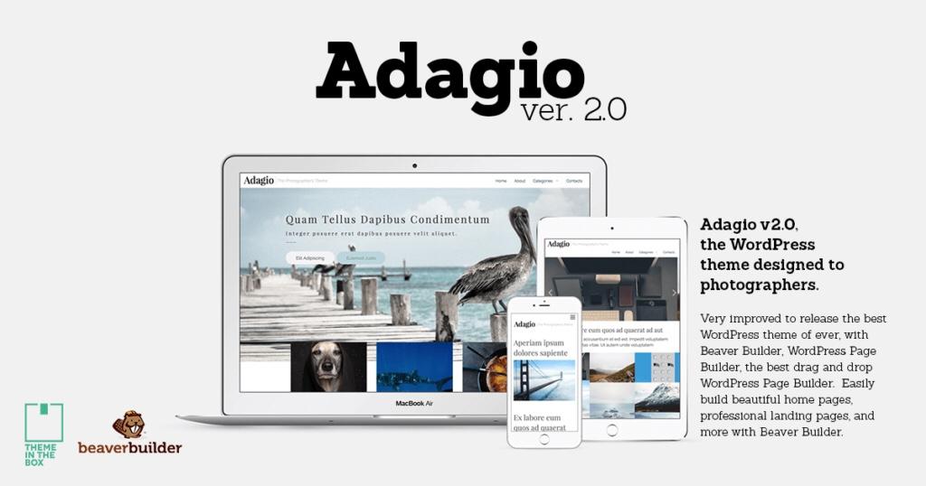 Adagio - Tema gratuito WordPress 