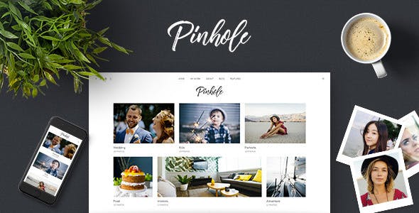 Pinhole - WordPress Gallery Theme for Photographers