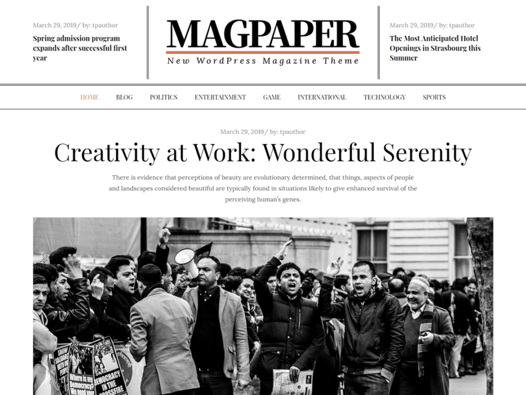 MagPaper WordPress free